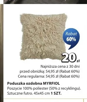 Poduszka ozdobna Myrfiol promocja w Jysk
