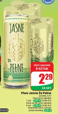 Piwo Że Pełne promocja w Dino