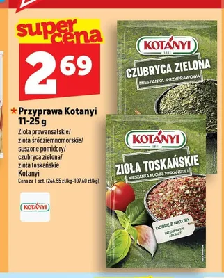 Przyprawa Kotanyi Zioła śródziemnomorskie promocja w TOPAZ