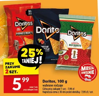 Doritos, 100g promocja w Twój Market