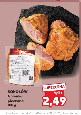 Golonka pieczona Sokołów promocja w Kaufland