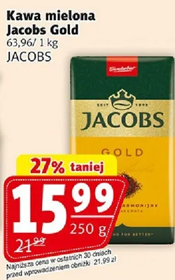 Kawa mielona Jacobs Gold promocja w Prim Market
