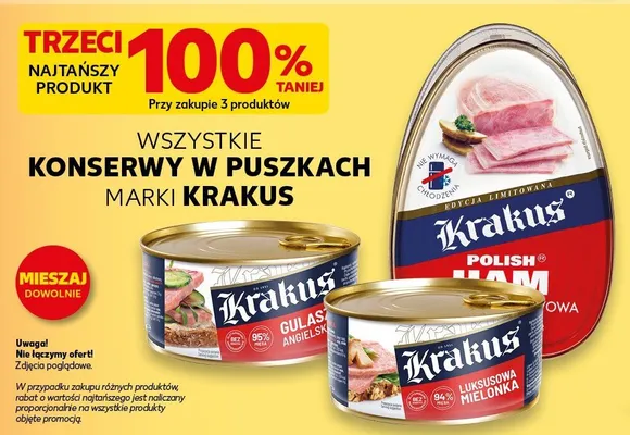 Konserwy w puszkach promocja w Kaufland