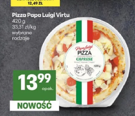 Pizza Caprese Papa Luigi Virtu promocja w Delikatesy Centrum
