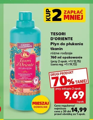 Płyn do płukania tkanin Tesori d'Oriente promocja w Kaufland