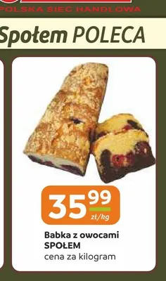 Babka z owocami Społem promocja w Społem Częstochowa