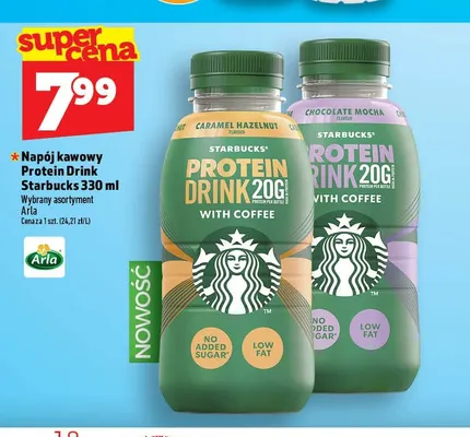 Napój kawowy Protein Drink Chocolate Mocha Starbucks promocja w TOPAZ