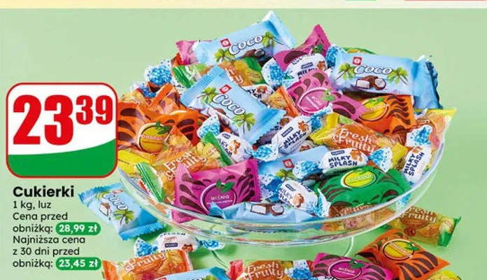 Cukierki luz promocja w Dino