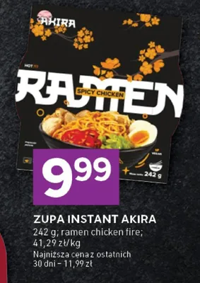 Zupa instant ramen chicken fire promocja w Stokrotka