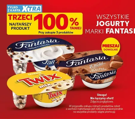 Jogurty marki Fantasia promocja w Kaufland