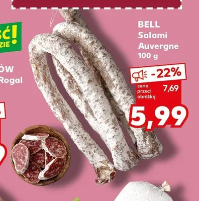 Salami Auvergne Bell promocja w Kaufland
