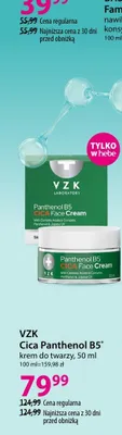 Krem do twarzy VZK Cica Panthenol B5 promocja w Hebe