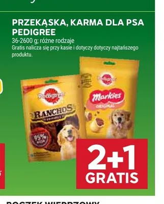 Przekąska dla psa Pedigree Markies promocja w Stokrotka