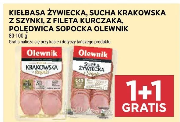Kiełbasa żywiecka, sucha krakowska z szynki, z fileta kurczaka, polędwica Sopocka promocja w Stokrotka