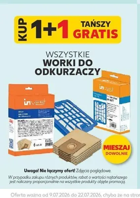 Worki do odkurzaczy promocja w Kaufland