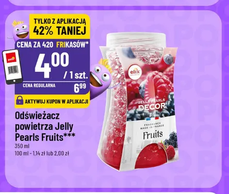 Odświeżacz powietrza Elix Jelly Pearls Decor Fruits promocja w POLOmarket