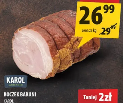 Boczek babuni promocja w Arhelan
