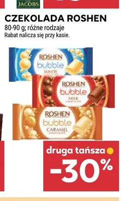 Czekolada napowietrzana karmelowa Roshen Bubble Caramel promocja w Stokrotka