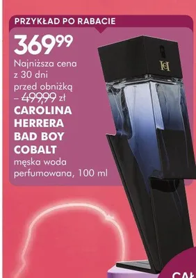 Perfumy Carolina Herrera Bad Boy Cobalt męska woda perfumowana promocja w Makro