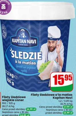 Filety śledziowe a'la matias promocja w Dino