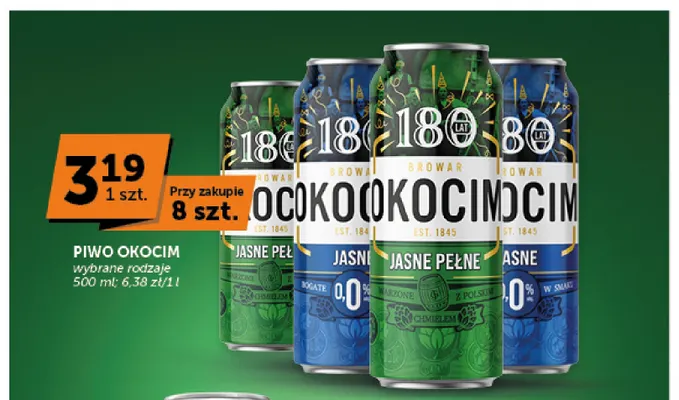 Piwo Okocim promocja w ABC