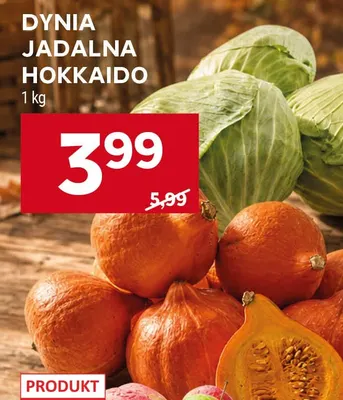 Dynia jadalna Hokkaido promocja w Stokrotka