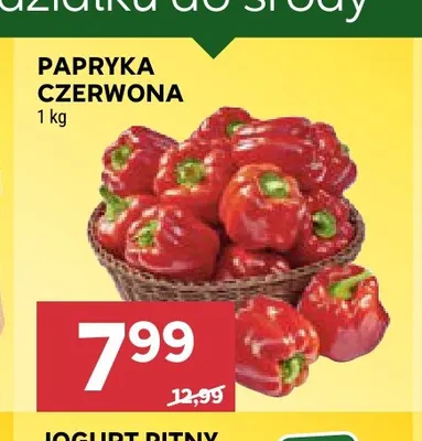 Papryka czerwona promocja w Stokrotka