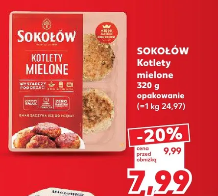 Kotlety mielone Sokołów promocja w Kaufland
