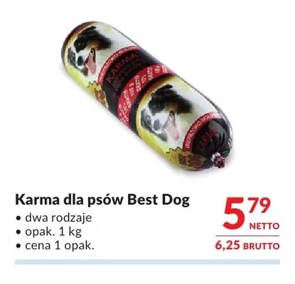 Karma dla psów Best Dog promocja w Makro