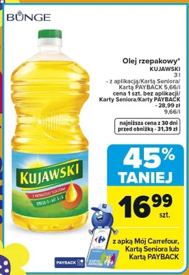 Olej rzepakowy promocja w Carrefour Market