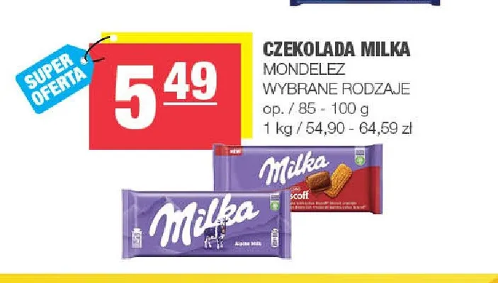 Czekolada Milka promocja w SPAR