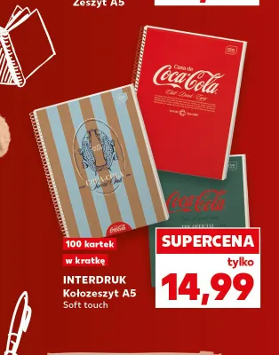 Kołozeszyt A5 Soft touch Interdruk promocja w Kaufland