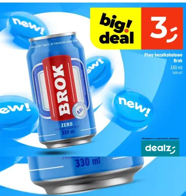 Piwo bezalkoholowe promocja w Dealz