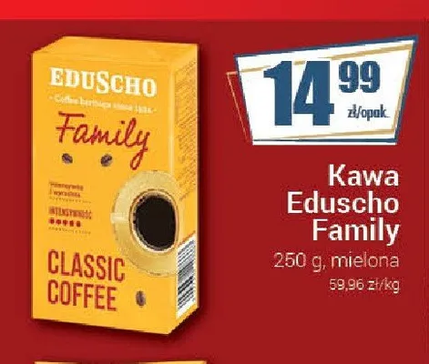 Kawa mielona Eduscho Family promocja w Premium Nasz Sklep