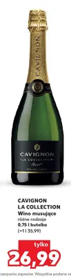 Wino musujące Cavignon La Collection Brut promocja w Kaufland