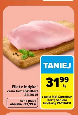 Filet z indyka promocja w Carrefour Market