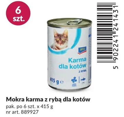 Mokra karma z rybą dla kotów promocja w Makro