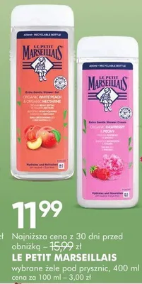 Żel pod prysznic Le Petit Marseillais 400ml promocja w Super-Pharm