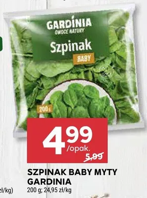Szpinak baby myty promocja w Stokrotka