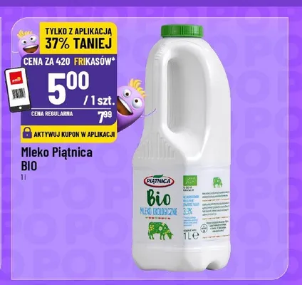 Mleko Piątnica BIO promocja w POLOmarket