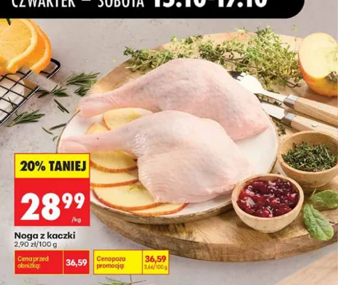 Noga z kaczki promocja w Biedronka