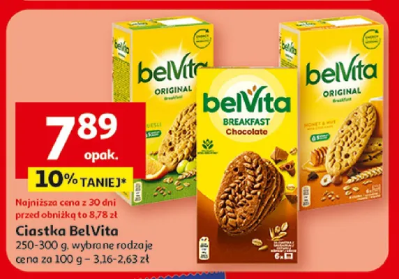 Ciastka BelVita promocja w Auchan