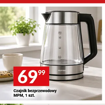 Czajnik bezprzewodowy Mpm promocja w Twój Market
