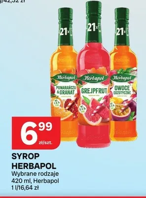 Syrop HERBAPOL Grejpfrut promocja w Chorten