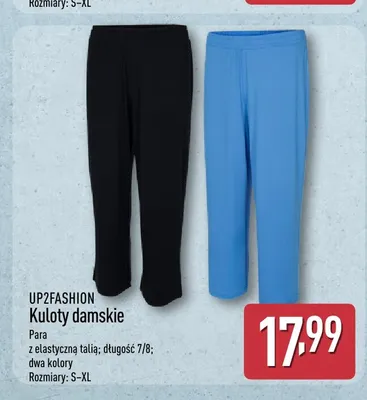 Kuloty damskie UP2FASHION promocja w Aldi