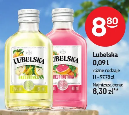 Wódka smakowa Lubelska grejpfrutowa promocja w Żabka