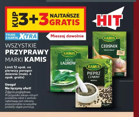 Przyprawy marki Kamis promocja w Kaufland