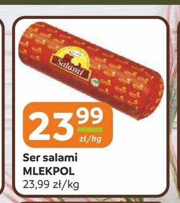 Ser salami Mlekpol promocja w Społem Częstochowa