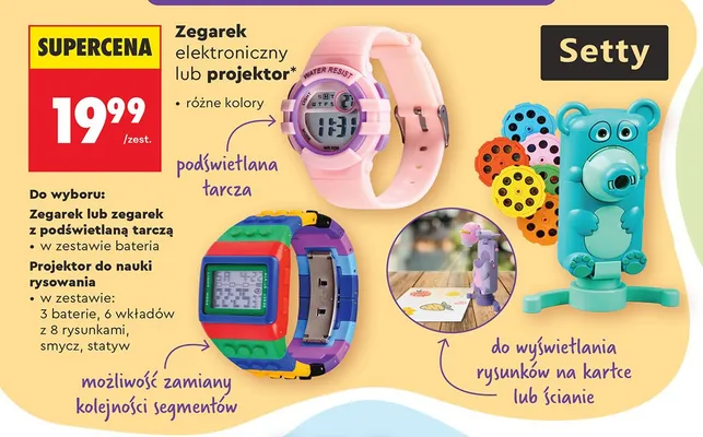 Zegarek Setty promocja w Biedronka