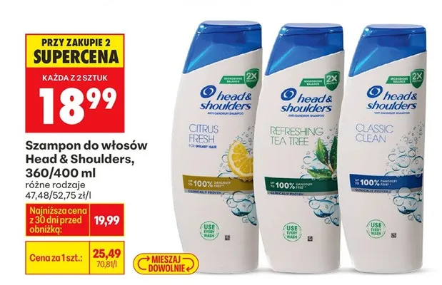 Szampon do włosów Refreshing Tea Tree promocja w Biedronka